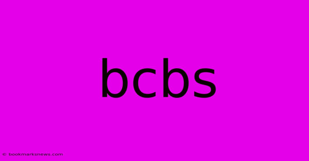 Bcbs