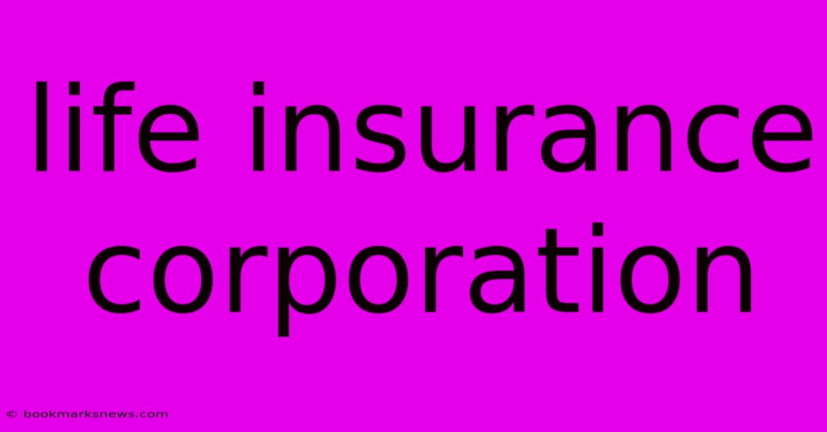 Life Insurance Corporation