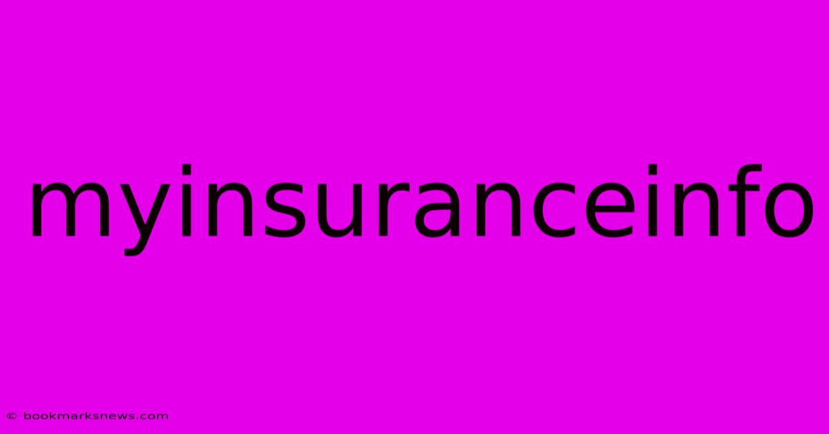 Myinsuranceinfo